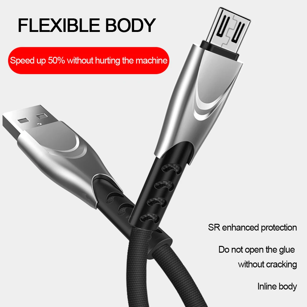 

Cable micro USB / Type C cable Fast charging Data Line For XIAOMI MI 8 5 S 6 6X A1 Mix2 Redmi 4X 4a 5a Note 4 5