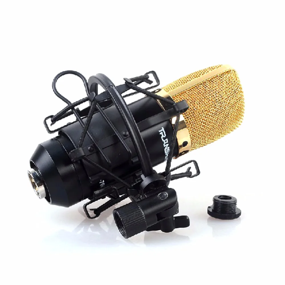 Высокое качество 1 комплект амортизирующее крепление микрофона подставка держатель с встраиваемый фильтр черный комплект новейший