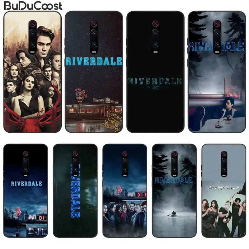 

Manton Riverdale Black Soft Shell Phone Case Capa For Redmi 6 4X 7 7A 8 GO K20 Note 4 4X 5 5A 6 6 Pro 7 8 8pro