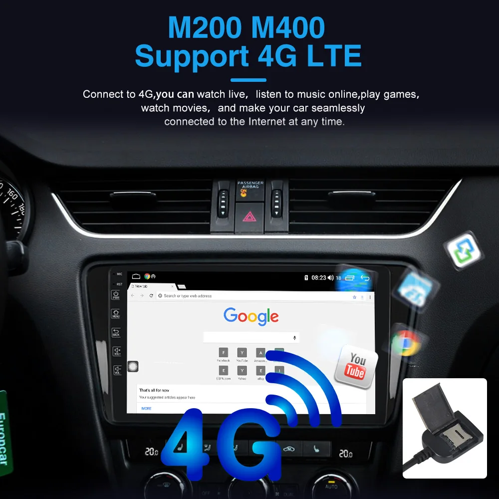Автомобильный мультимедийный плеер IPS DSP 4G LTE Android для GREAT WALL Hover Haval H6 2016 2017 2018 с