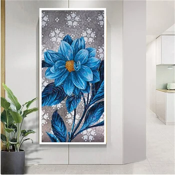 

Full Square Drill Diamond Painting 5D Cross Stitch Plant Diamonds Art Kit Embroidery Paint By Numbers Flower Home Decoration Diy