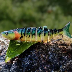 Bionic ABS Plastic Hard Bait Multi Section Bait 120mm 20g Plastic Multi Section Lure  8 Knots Bait Fishing Lures