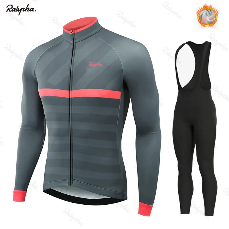 Зимняя одежда для велоспорта Rahaing, одежда с длинным рукавом для верховой езды, комплект Джерси из теплого флиса, Майо Ropa Ciclismo Invierno, сохраняет тепло