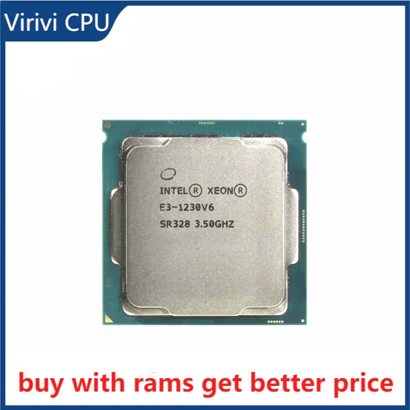 Процессор Intel Xeon E3-1230 v6 E3 1230v6 1230 3 5 ГГц четырехъядерный восьмипоточный ЦПУ 72 Вт LGA
