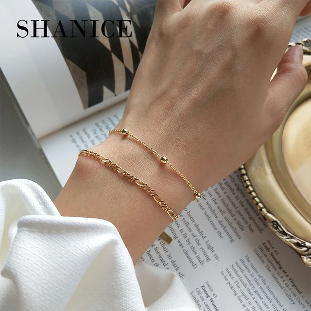 Dainty Gold Bracelet - 14k Gold Filled Bracelets for Women – Austin Down to  Earth