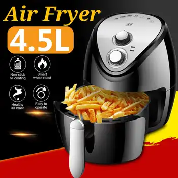 

1300W Air Fryer Multi-Functional Digital Health Cooker Timer Oven Low Fat Oil Free 6 Preset Food Grilling Roasting Deep Fryer