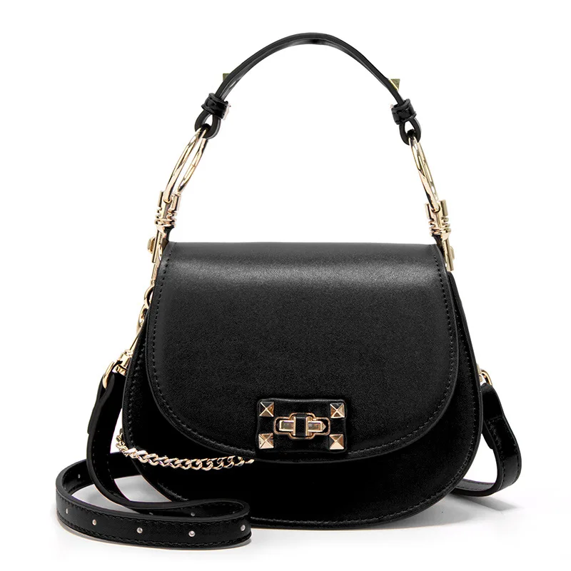 

Luxury Leather Brand Handbag 2020 Women Chain Purses And Handbags Fashion Multi-layer Summer Small Shoulder Crossbody Bags Black