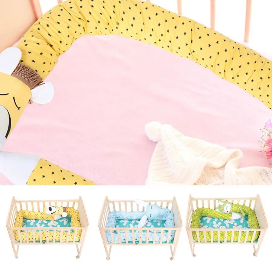 1,8 м/2 м/3,3 м Детская кровать бампер Подушка защита для кроватки новорожденного ребенка мягкая подушка-бампер для сна декоративная подушка для комнаты