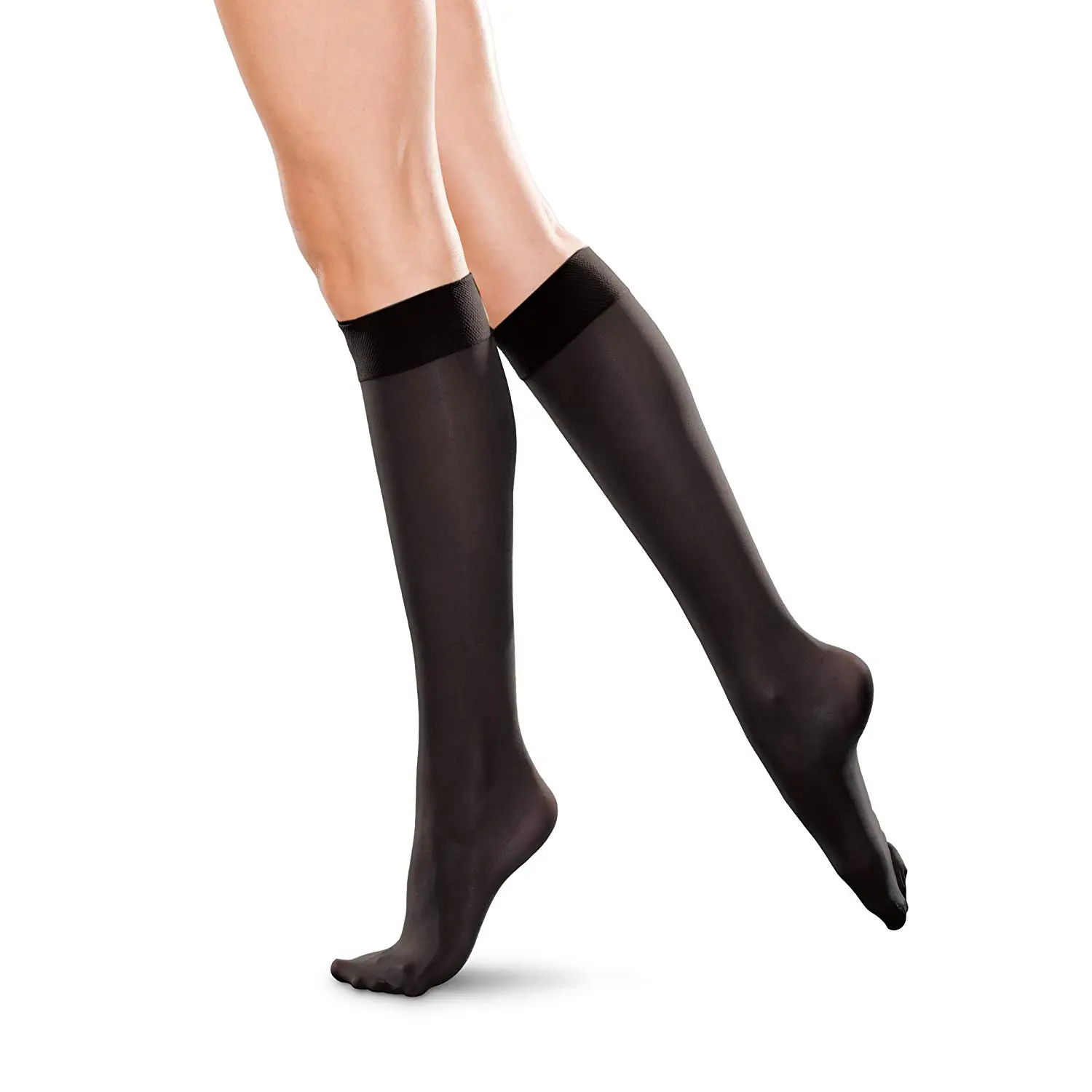 Black Mid Stockings Женские вязаные очень длинные чулки выше колена, чулки для школьниц, Новые Популярные чулки - Габаритные размеры: Black Mid Stockings