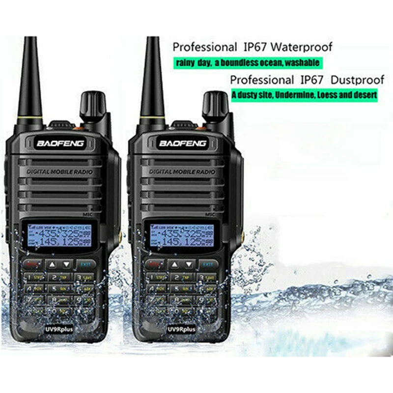 Baofeng UV-9R Plus 15W Walkie Talkie High Power Long Range 2 Way Radio Waterproof IP67