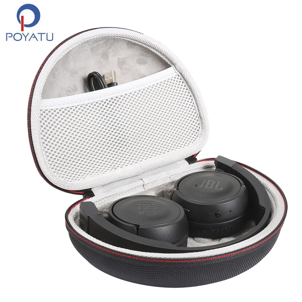 

POYATU T450BT Headphones Case Hard Pouch For JBL T450BT T500BT T460BT Wireless Headphone Carrying Case Storage Box Bag Cover