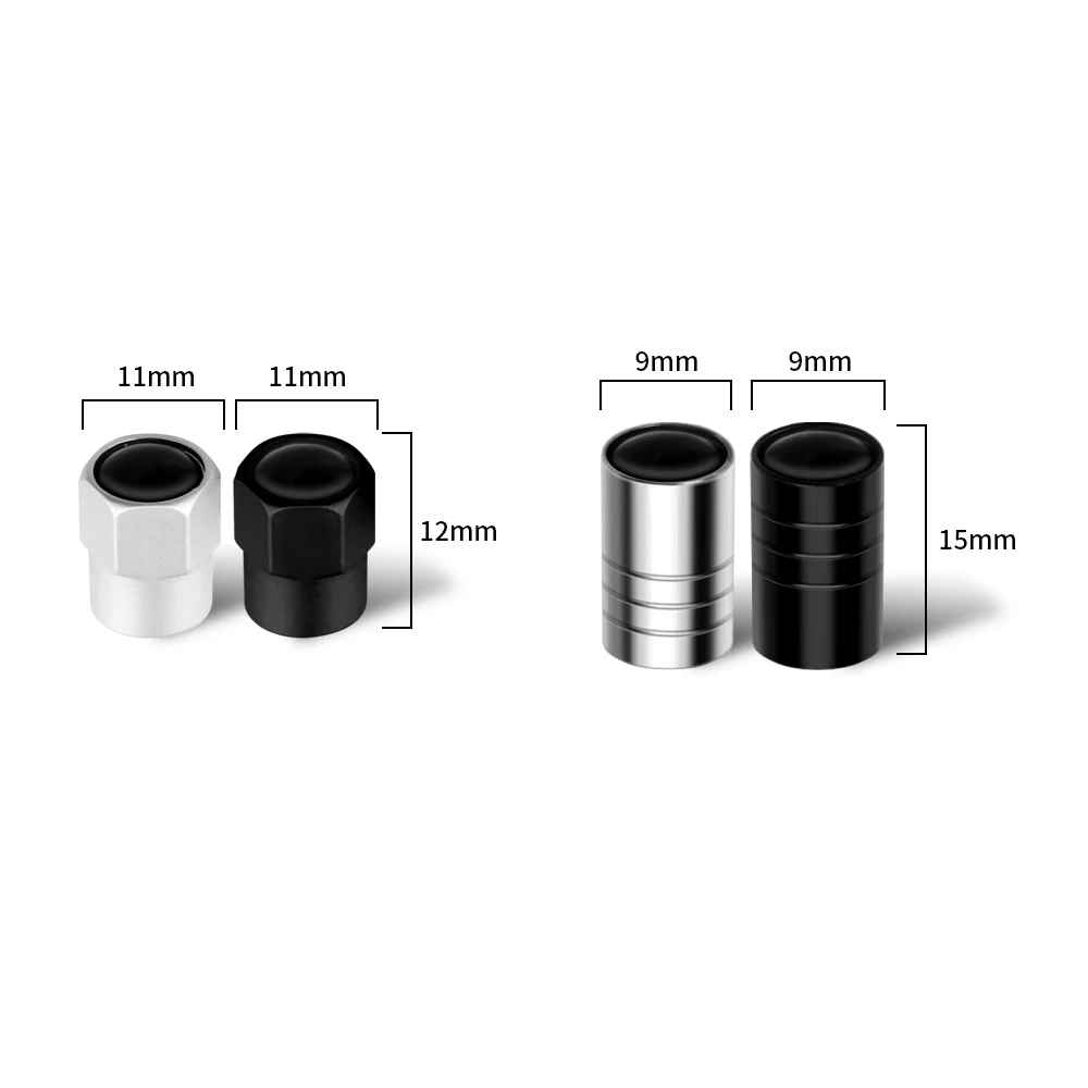 4pcs Metal Car Badges Wheel Tire Valve Caps Covers Auto Accessories For Mercedes Benz Amg W204 W213 W205 W211 W212 W176 W205 etc