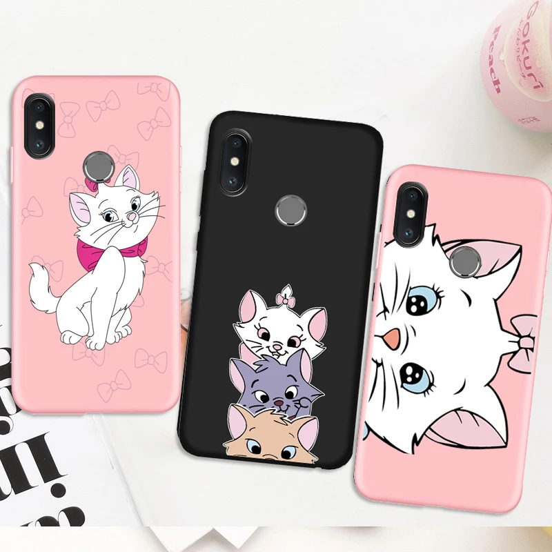 Чехол для телефона с мультяшным котом Marie для iphone 7, 6, 6 S, 5, 5S, 8 Plus, тонкий мягкий чехол из ТПУ для iphone 11 Pro, X, XR, XS, MAX, Coque, Fundas Capa
