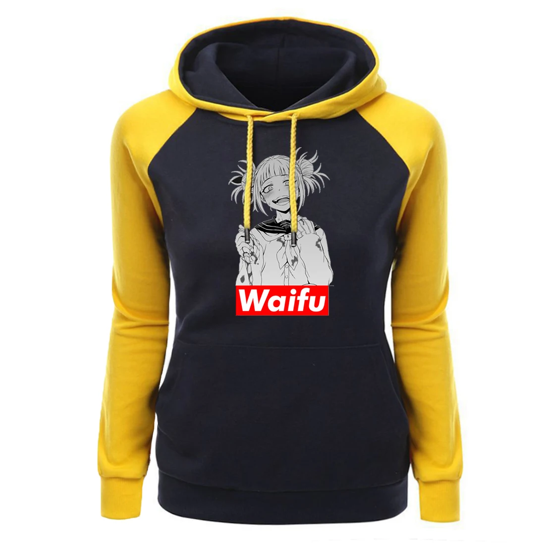 

Cartoon Cool Girl Print Pullover Women's Fashion Fleece Warm Raglan Hoodies 2020 Winter Sweatshirts Casual Harajuku Streetwear