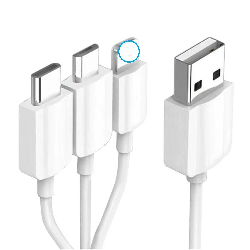 3 в 1 Micro usb type C Мульти Кабель зарядного устройства для huawei p20 lite honor 9 lite 9i 8 8x7c 7x 7a note 10 8 cabel