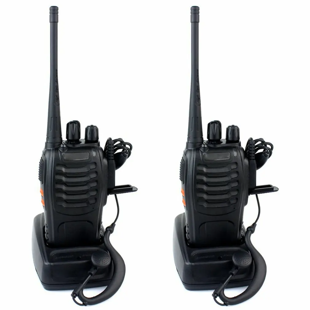 Usb зарядка Baofeng BF-888S UHF 400-470 MHz 2-Way радио twee 16CH Walkie Talkie с микрофоном fm-приемопередатчик