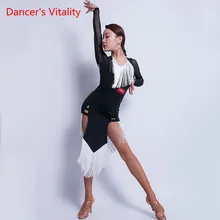 Одежда для латинских танцев, женское платье для взрослых, сексуальные танцевальные костюмы для выступлений, новая одежда для соревнований