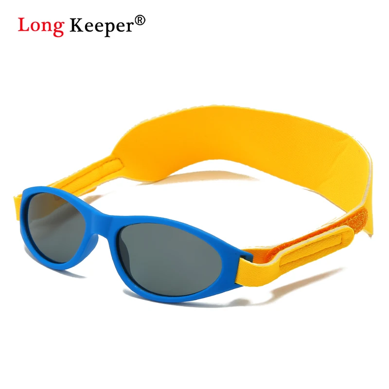Зеркальные детские солнцезащитные очки LongKeeper с чехлом для мальчиков и девочек