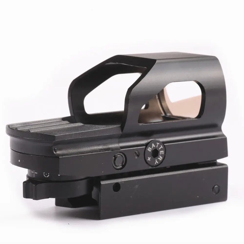 4 Reticolo Rosso Verde Dot Laser Scope Sight Holographic Touch-Tone 21 Millimetri Rail Mount