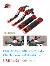 Для HONDA CBR1000RR CBR 1000RR SP 2008- мотоциклетные ручки тормоза и сцепления, обработанные на станке с ЧПУ и рукояткой