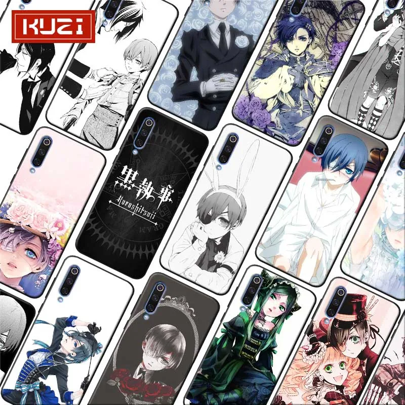 

Anime Black Butler Phone Case for xiaomi mi 9 9t se mi 8 pocophone f1 mix 3 Soft silicone Cover
