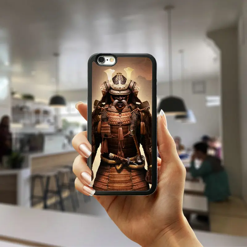 Японский самурай ниндзя чехол для ПК Жесткий пластиковый Чехол для iphone 8 7 6 6S Plus X XR XS Max 5s 5 SE 4 4s