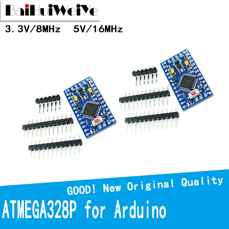 ATMEGA328P Pro Mini 328 Mini ATMEGA328 ATMEGA328P-AU 5V/16MHz ATMEGA328 3.3V/8MHz for Arduino Development Board new atmega328p microcontroller development board mwduino uno r3 improved version c language programming motherboard kit