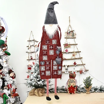 

Practical Wall Calendar Festive Christmas Atmosphere Ornament Burlap Forest
