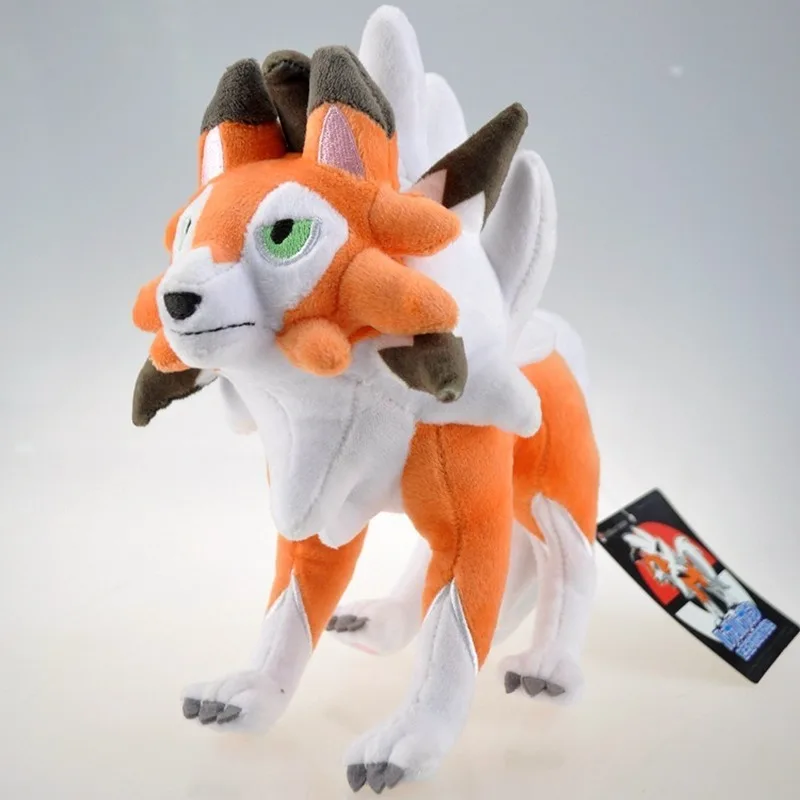 Takara Tomy Pokemon Lycanroc плюшевые куклы Эволюция игрушки для детей на день рождения Рождественские подарки 30 см