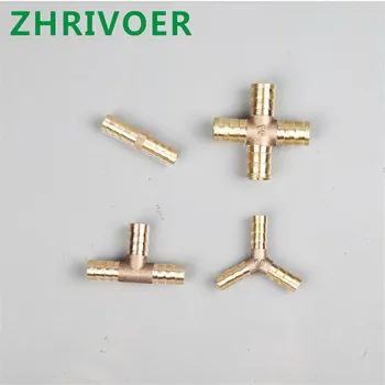 

4mm 5mm 6mm 8mm 10mm 12mm 16mm 19mm hose copper Pagoda Water Tube Fittings Brass Barb Pipe Fitting 2 3 4 way connector For