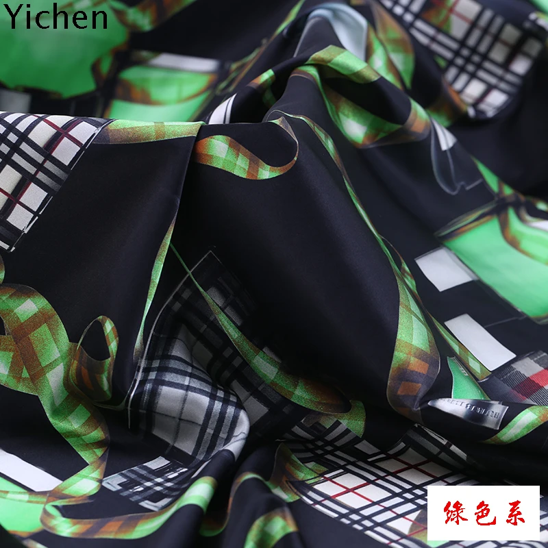 Цепочка с парфюмом, принт, натуральный шелк, эластичная атласная ткань, шелковое платье чонсам