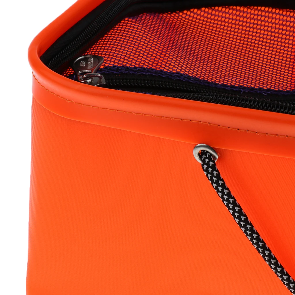 EVA Collapsible Water Bucket Fishing Tackle Fish Pail Baits Lure Case Wash Basin Fishing Tools
