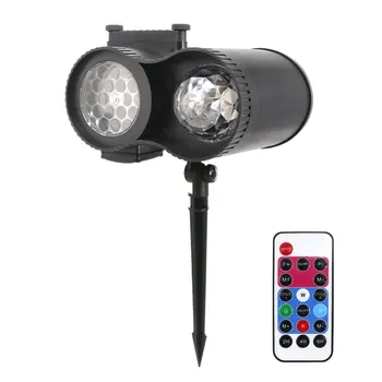 

Pattern Projection Lamp Outdoor Courtyard Waterproof LED Remote Control Exquisite Film Projection Lamp