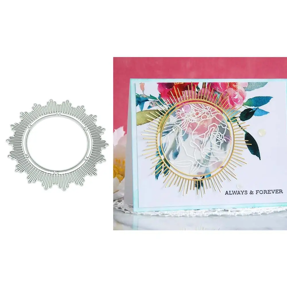 

Circle Frame Metal Cutting Dies DIY Scrapbooking Paper Cards Album Craft Stencil