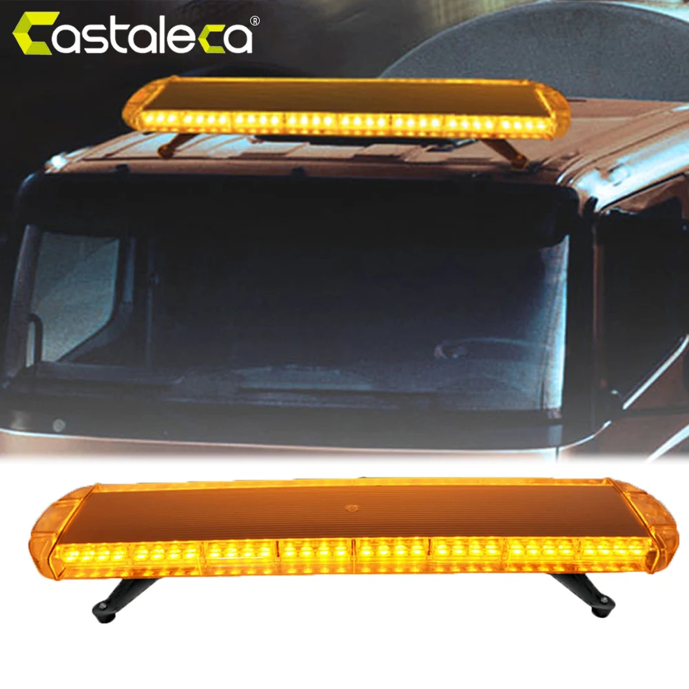 Car Road Traffic Warning Flashing Signal Roof Light Auto Truck 72 LED Emergency Strobe Fog Lights Firemen Dome Lamp