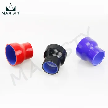 

5 pcs 2" to 2.5" Straight Reducer Silicone Turbo Hose Coupler 51mm - 64mm black/blue/red