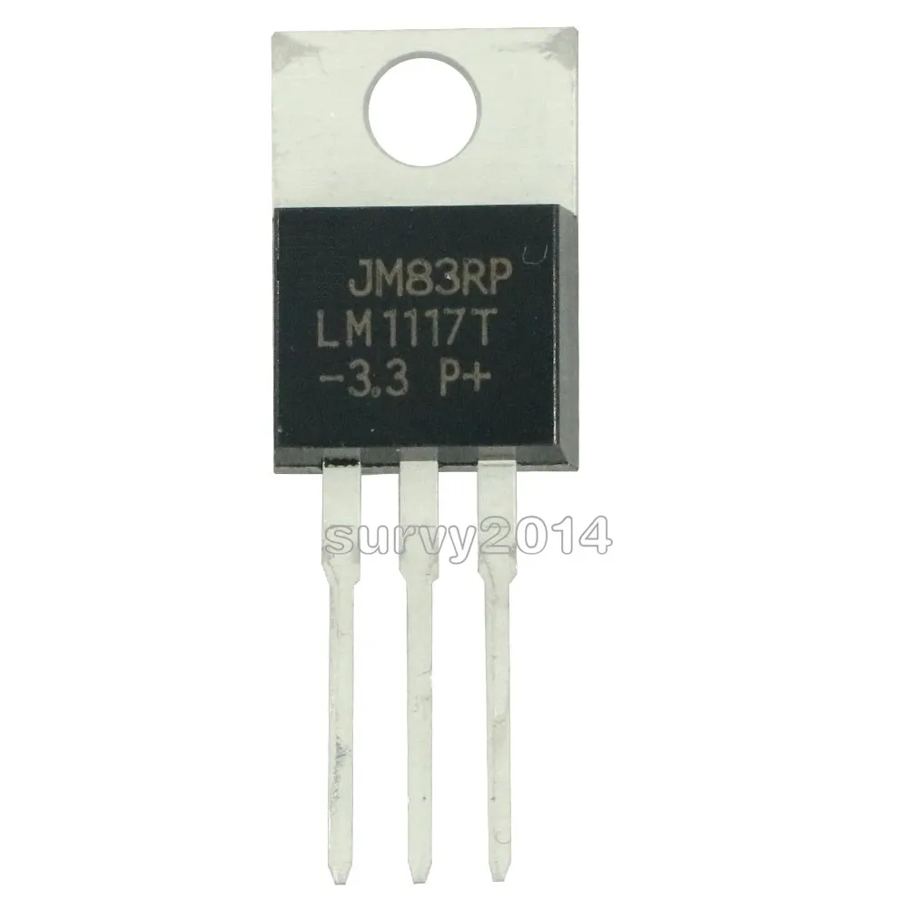 5 PCS LM1117T LM1117T-3.3 IC REG LDO 3.3V 0.8A TO220 NEW | Электроника