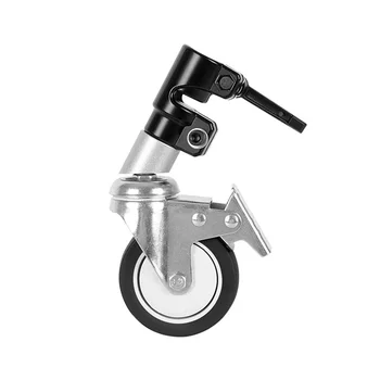 

3PCS 30mm Mini Swivel Caster Studio Heavy Swivel Caster Used For Light Bracket And Studio Boom Studio Accessories Magic Leg