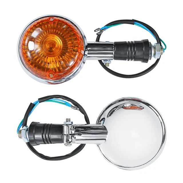 Cyleto Luci Frecce Per Moto Yamaha | Compatibile Con Virago, V-Star, V-MAX | Indicatori Direzione Anteriori/Posteriori
