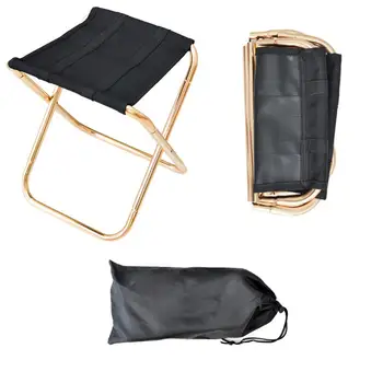 

Outdoor Fishing Chair Foldable Fishing Picnic Chair Folding Aluminium Oxford Cloth Easy To Carry Fishing Tools