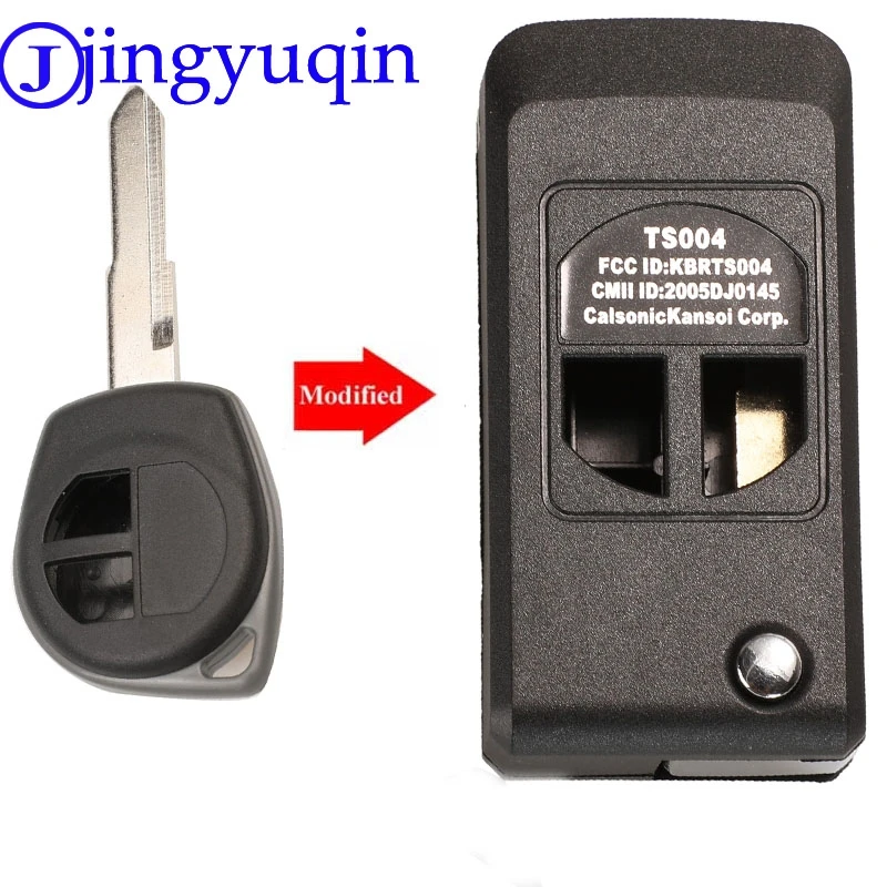 jingyuqin Modified Flip Folding Car Remote Key Sleeve For SUZUKI SWIFT SX4 ALTO VITARA IGNIS JIMNY BOUNCE 2B | Автомобили и