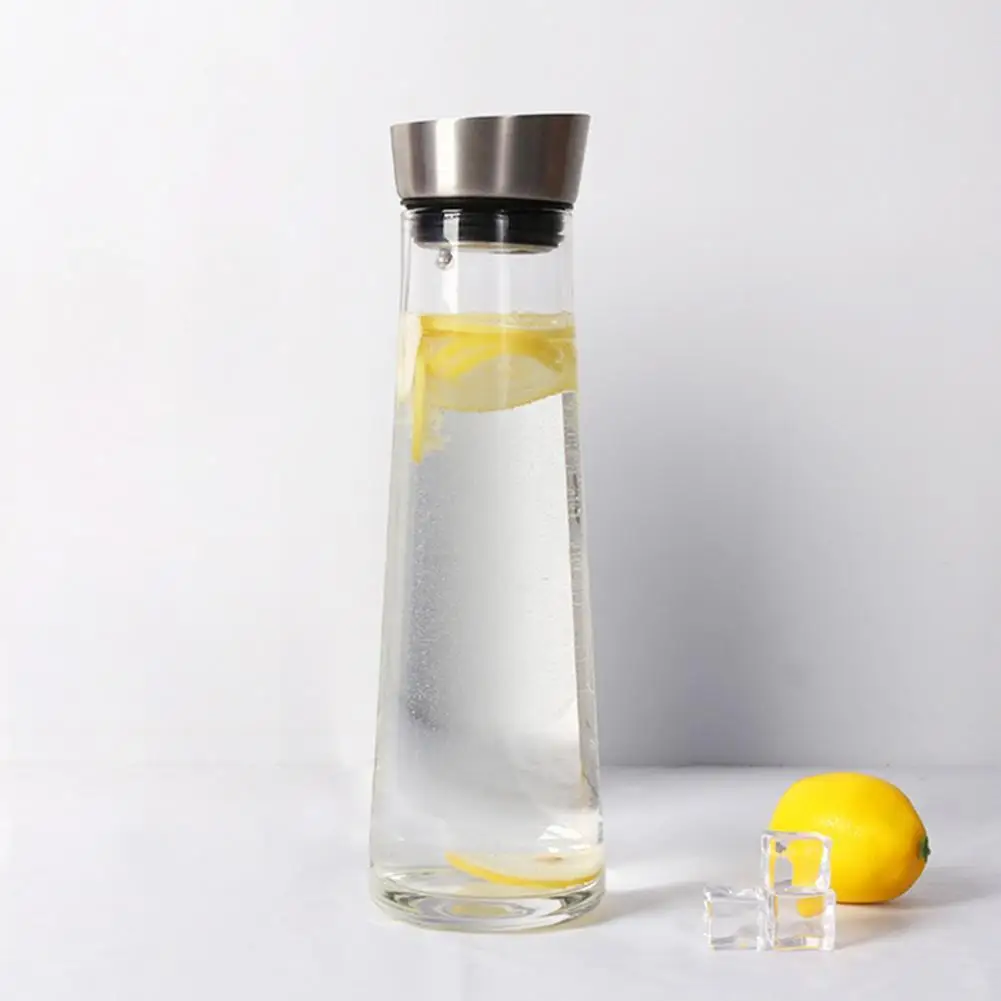 1000ml Large Capacity Kettle Juice Cold Water Bottle Cooling Jug Glass Pitcher | Дом и сад