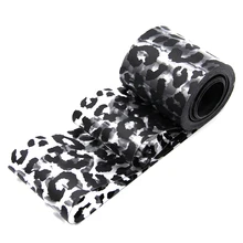 75 мм 50 мм леопардовые узоры прозрачная кожа и однотонный блестящий кожаный ремешок, материалы ручной работы, 5Yc7955