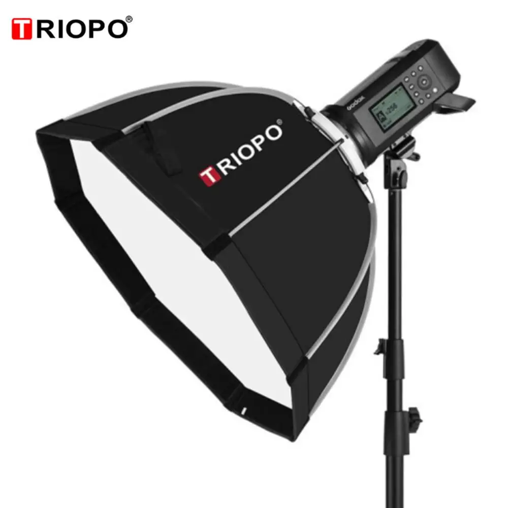 Triopo 65 см K65cm S65cm Photo Portabe Bowens Mount Octagon Umbrella софтбокс+ Сотовый уличный софтбокс для GODOX Studio Strobe