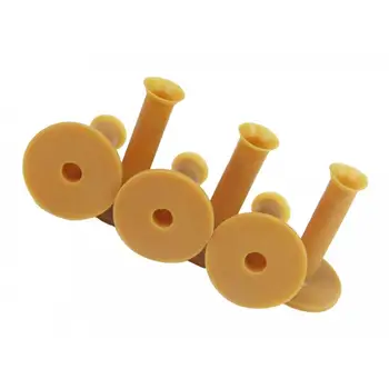

6pcs Super Soft Golf Tees Rubber Driving Range Mat Practice Tee Holder Golf Tee Holder Unbreakable Trumpet Top Stable Tees 75mm