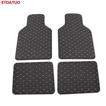 

ETOATUO universal Car floor mat for Peugeot All Model 4008 RCZ 308 508 301 301 307 207 2008 3008 206 408 5008 607 car styling