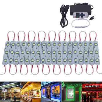 

LED Module Light with Lens Waterproof IP65 DC12V LED Modules Strip Light Advertising Sign Storefront Lighting Decoration Lights
