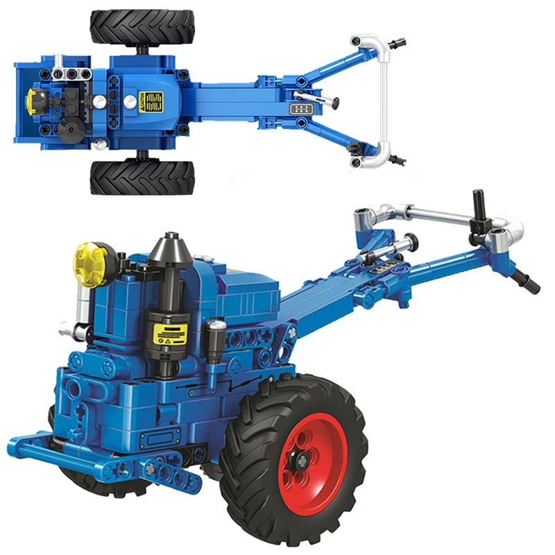 

302PCs Creator Building Blocks City Classic Old Tractor Car Technic DIY Walking Tractor Truck Brick Xmas Gifts Toys for Children