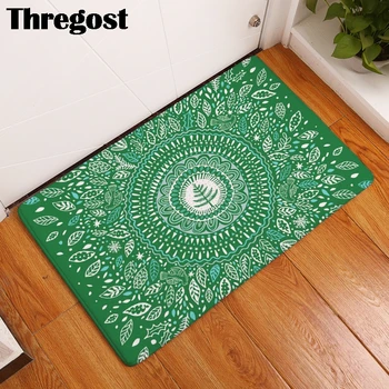 

Bohemian Floral Printed Welcome Carpet Microfiber Floor Mat Play Mats Absorbent Doormat Rugs for Front Door Oriental Home Decor