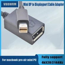 

Mini DP to Displayport cable adapter 144Hz Mini Displayport to Displayport 4K converter adapter for macbook pro air mini PC